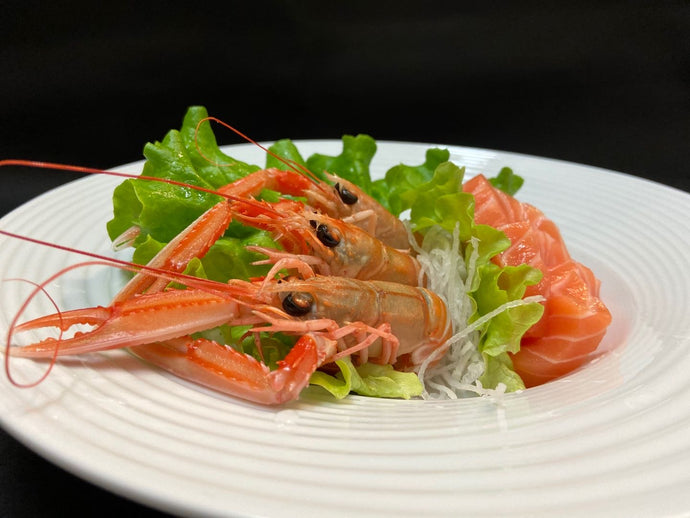 Sashimi Sake Scampi